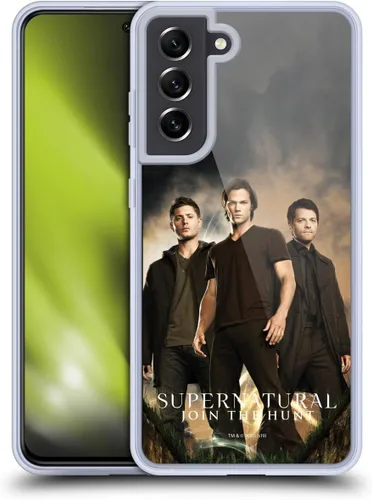 Vista 116 de Head Case Designs Supernatural Sam, Dean & Castiel Key Art - Funda de gel con licencia oficial [protección de grado militar] compatible con Google