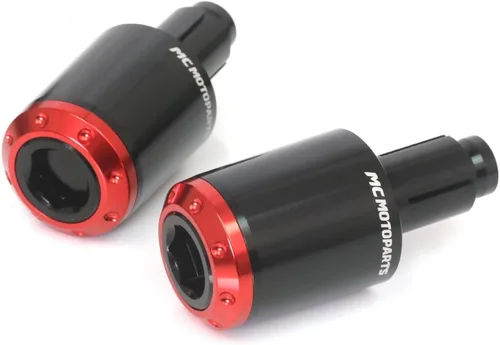 Vista 5 de Atom CNC Bar End Pesos para Yamaha Xmax 300 2017 – 2018, Negro