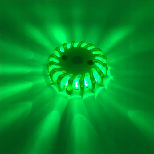 Vista 2 de Baliza Luminosa de Seguridad Recargable para Coche de 16 LED de Samso, LED de Aviso Intermitente, Estroboscópica, para Emergencias, Magnética