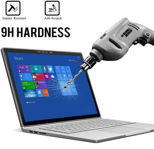 Vista 3 de Megoo Protector de pantalla para Surface Book 2/Book1 de 13.5 pulgadas (2017-2019), protector de vidrio premium, resistente a los rayones