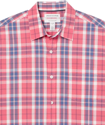 Vista 6 de Tienda Essentials Men's Regular-Fit Short-Sleeve Poplin Shirt