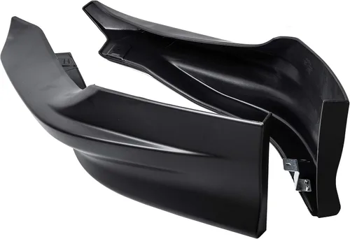 Vista 8 de ECOTRIC Alerón de labio de parachoques delantero compatible con Honda Civic 2DR Coupe HFP Style 2014-2015, 2 unidades, pintado negro