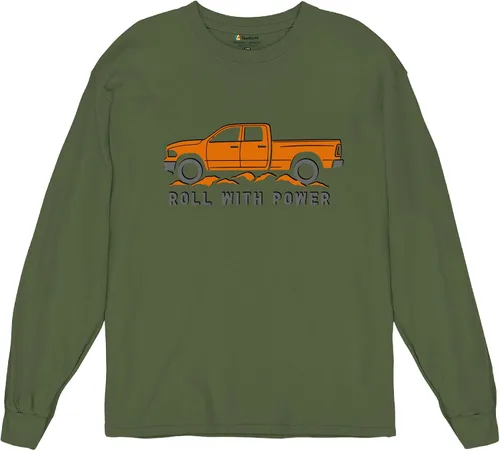 Vista 109 de Tee Hunt Camisetas gráficas y camisetas sin mangas para hombre Roll with Power Pickup Truck