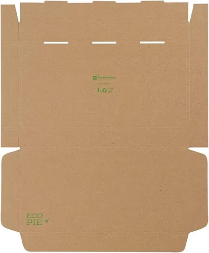 Vista 18 de Restaurantware - Cajas para pizza, 50 unidades, 14 x 7 x 1.5 pulgadas, embalaje de papel de cartón corrugado con bloqueo de pestañas, resistente a