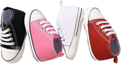 Vista 4 de PATPAT Zapatos de bebé para niña y niño material agradable al tacto antideslizantes y ligeros Zapatos de bebé para niña, botines de bebé, zapatos