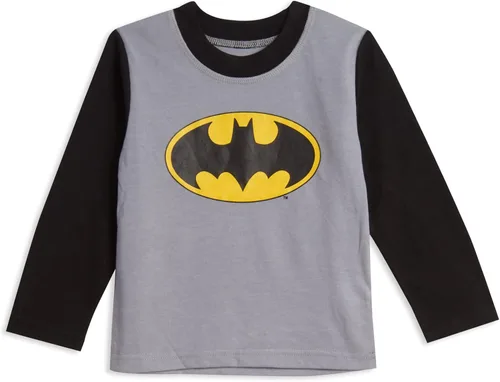 Vista 6 de DC Comics Justice League Superman Batman - Conjunto de pijama de 3 piezas para niños pequeños y grandes