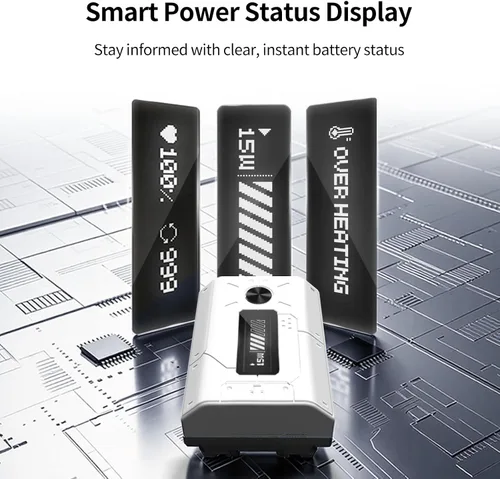 Vista 3 de 2-Pack 2600mAh NP-FZ100 Rechargeable Camera Battery USB-C Fast Charging