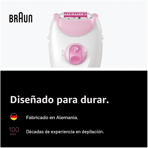 Vista 7 de Braun Depiladora Silk-epil 3 3-270, Dispositivo de Depilación, Depiladora para Mujeres, Afeitadora y Recortadora, Depilación