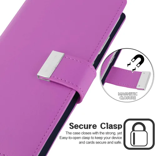 Vista 5 de GOOSPERY Funda tipo cartera para Galaxy S20 Plus de 6.7 pulgadas (2020), con ranura para tarjeta extra, funcional y a la moda, elegante, de piel