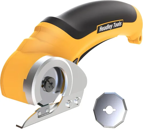 Vista 8 de Headley Tools Cortador de cartón inalámbrico de 4.2 V, mini cortador de caja eléctrico, tijeras eléctricas recargables, cortador de alfombra con una