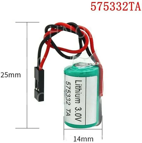 Vista 2 de BALOLO Paquete de 15 baterías de litio 575332TA 3V 950mAh PLC para Siemens 810D no recargable