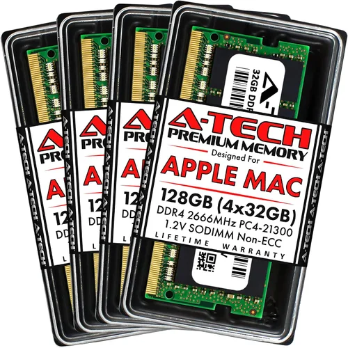 Vista 10 de A-Tech 8 GB de RAM para Apple iMac y Mac mini (2018, 2019 y 2020) DDR4 2666 MHz SODIMM PC4-21300 / PC4-21333 260-Pin SO-DIMM Actualización