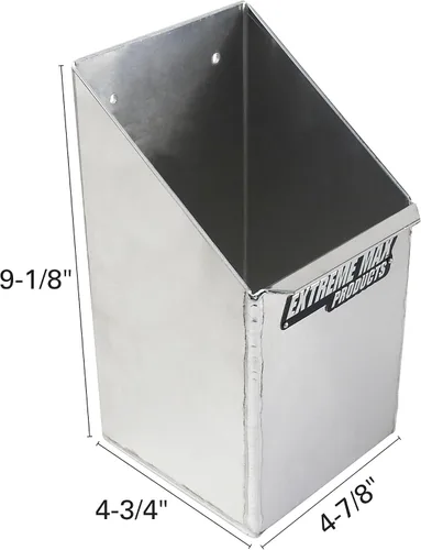 Vista 2 de Extreme Max 5001.6091 Soporte de almacenamiento de extintor de aluminio para remolque cerrado, taller, garaje, plateado