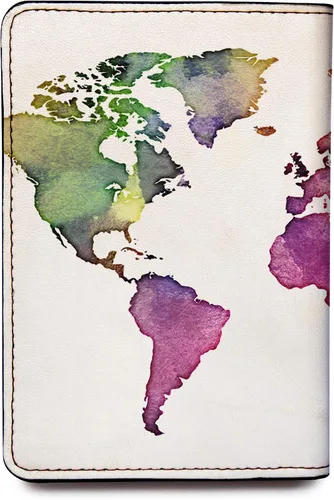 Vista 57 de Wanderlust - Soporte para pasaporte de cuero para mujer