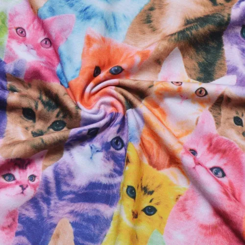 Vista 5 de Jxstar Paquete de 2 camisones para niñas, pijamas de manga con vuelo, vestidos de noche de algodón