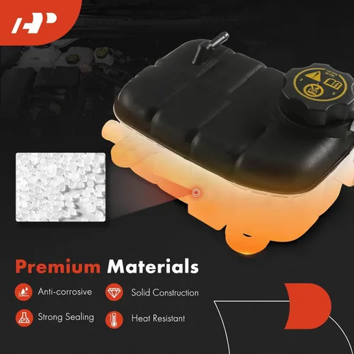 Vista 5 de A-Premium Tanque de depósito de recuperación de desbordamiento de refrigerante de motor presurizado [con tapa] compatible con Buick Encore 2013-2019