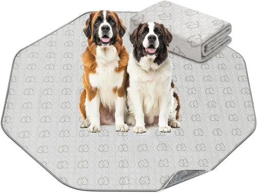 Vista 13 de FXW Almohadillas lavables para orina para perros, almohadillas para cachorros con súper absorbentes, diseñadas específicamente para jaulas de 24