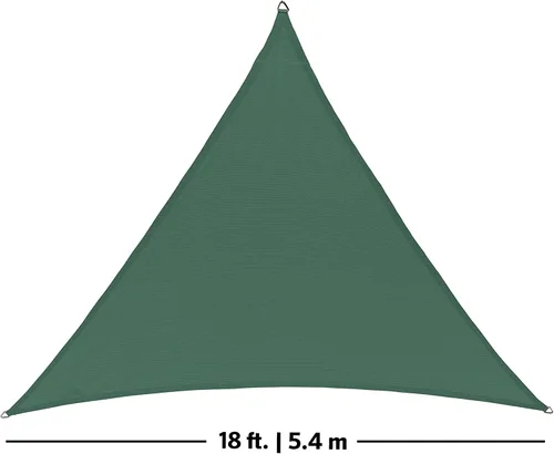 Vista 4 de Coolaroo Coolhaven - Kit de vela para exteriores, 95 % de bloqueo UV, transpirable, con herrajes de acero inoxidable para patio, terraza, jardín