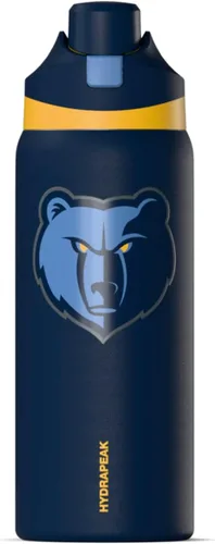 Vista 9 de Hydrapeak Botella de agua aislada de 32 onzas con licencia oficial de la NBA Atlanta Hawks Oasis con tapa y asa con botón de presión, botella