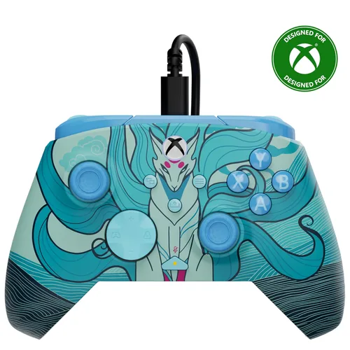 Vista 13 de Turtle Beach Rematch Advanced Wired Gaming Controller Licensed for Xbox Series X S, Xbox One, Windows PC - Colorful, Remappable Buttons, Hair