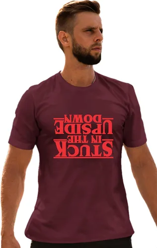 Vista 38 de Go All Out Camiseta para adultos Stuck in The Upside Down