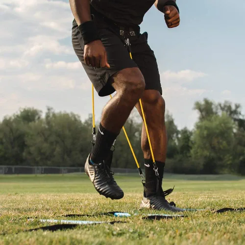 Vista 2 de WearBands 5-Level Resistance Bands Training System for Sports & Fitness Training