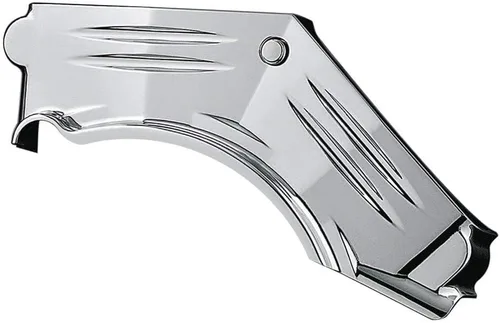 Vista 4 de Kuryakyn 8140 Accesorio para motor de motocicleta: cubierta de base de cilindro para motocicletas Harley-Davidson Evo Big Twins 1984-1999, cromada