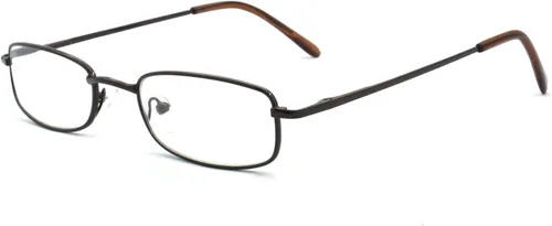 Vista 16 de Classic Readers - Gafas de lectura rectangulares de metal para hombres y mujeres, multicolor