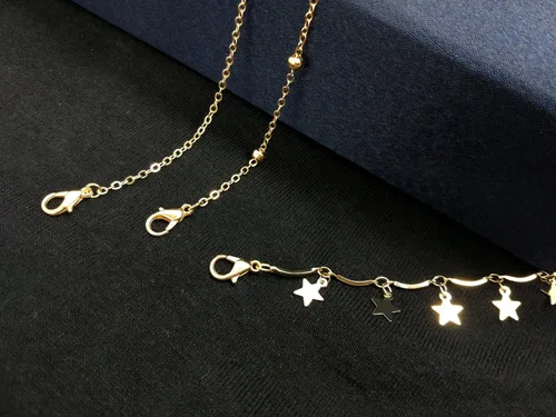 Vista 4 de Wowanoo Juego de gargantilla multicapa para mujer, collar de clavícula, joyería para mujer
