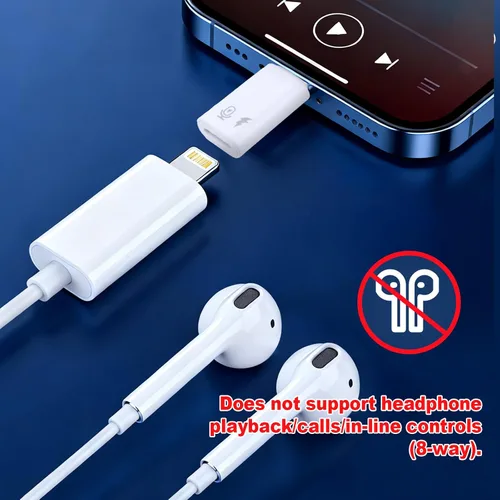 Vista 5 de 2pcs 8-Pin hembra a USB-C macho adaptador para iPhone 15/16