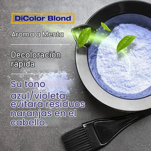 Vista 6 de NK Professional Care DiColor Rubio Polvo blanqueador aclarador para el cabello blanqueador para el cabello Aclara +8 tonos sin dañar