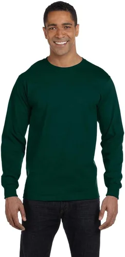 Vista 33 de Gildan - Camiseta DryBlend de manga larga para adulto, estilo G8400, paquete de 2