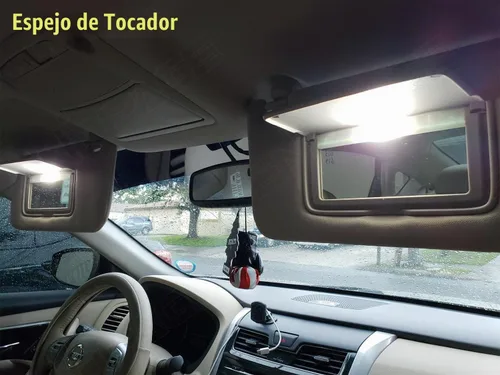 Vista 5 de Kit de luz interior LED de 9 piezas para Nissan Rogue 2008 2009 2010 2011 2012 2013, iluminación interior LED blanca de 6000K, luces de matrícula