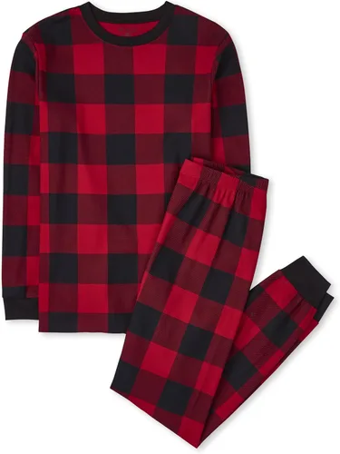 Vista 37 de The Children's Place Pijama de Navidad unisex para bebé, algodón