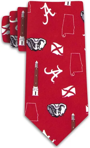 Vista 7 de Eagles Wings Alabama Ties Crimson Tide - Corbatas para hombre