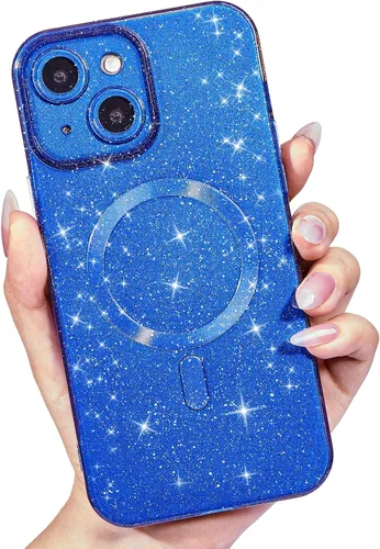 Vista 47 de LoeoeL Funda para iPhone 12 con Purpurina Compatible con Magsafe, Femenina Linda Brillante Magnética Mag Safe Bonita Funda para Teléfono