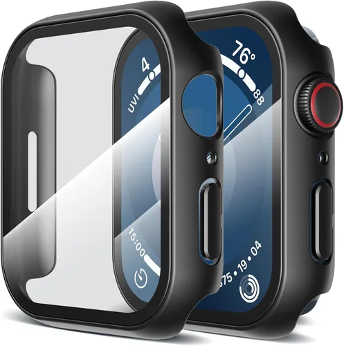 Vista 35 de LK Pack de 3 para Apple Watch Ultra 3 Protector de Pantalla 49mm [Cero-Falla] HD Top 9H Vidrio Templado Apple Watch Ultra / Ultra 2 Protector de Azul