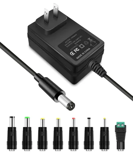 Vista 9 de Fuente de alimentación de 12V 2A Adaptador de CA de 12 voltios y 2 amperios