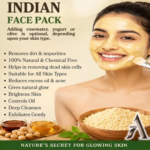 Vista 4 de AnNafi® Besan Harina Harina de garbanzo/garbanzo indio Natural orgánico alto en proteínas, vegano, sin gluten, sin OMG, Kadalai Paruppu/Garbanzo