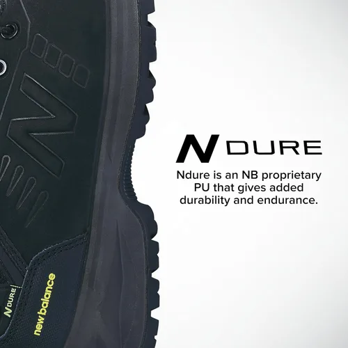 Vista 6 de New Balance Calibre - Botas de trabajo con punta compuesta para hombre, EH, PR, zapatos de seguridad de cuero antideslizantes para industria
