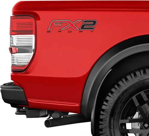 Vista 8 de FX2 - Calcomanías deportivas F para camión, 4 x 4, lado de la cama (juego de 2)
