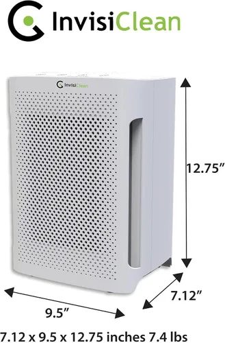Vista 7 de Purificador de aire para dormitorio, purificador de aire perfecto para dormitorio universitario, filtro de aire para mascotas y habitación del bebé