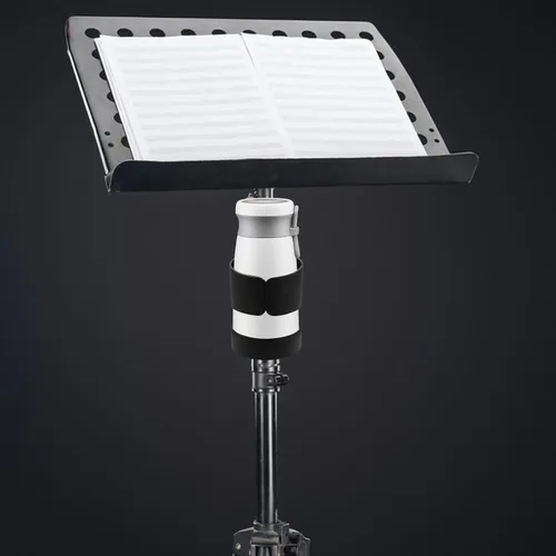 Vista 5 de KICHOUSE Soporte para micrófono Soporte para vasos de bebida: Accesorio de soporte para botella de agua con abrazadera - Base de accesorios
