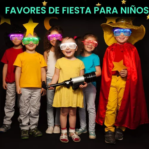 Vista 6 de TURNMEON Paquete de 20 lentes LED, regalos de fiesta para el día de San Valentín, 6 colores que brillan en la oscuridad, suministros de fiesta