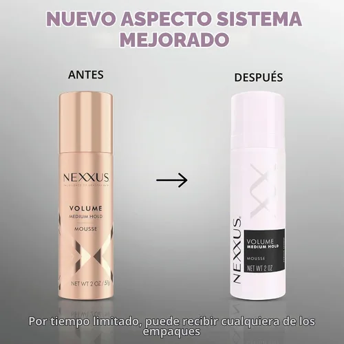 Vista 3 de Nexxus Volumen Mousse Travel Tamaño Medio Hold 2 oz 12 ct