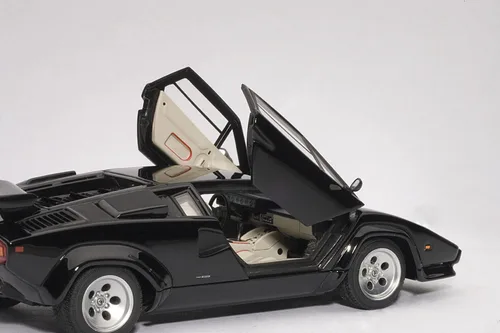 Vista 6 de Lamborghini Countach 5000S (Negro) (Modelo fundido a presión)