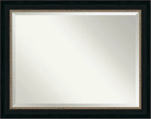 Vista 12 de Amanti Art Bronze Bathroom Mirror for Over Sink, 27x27 Paragon Bronze Square Vanity Mirror, Medium Traditional Frame, Hangs Horizonally and