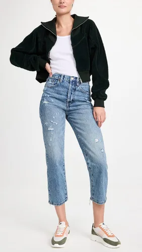 Vista 5 de Pistola Denim Jeans cortos Cassie para mujer