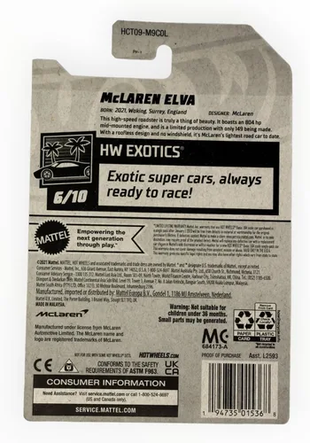 Vista 2 de Hot Wheels Mclaren Elva