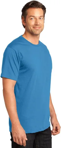 Vista 5 de District Made Camiseta de cuello redondo de peso perfecto para hombre